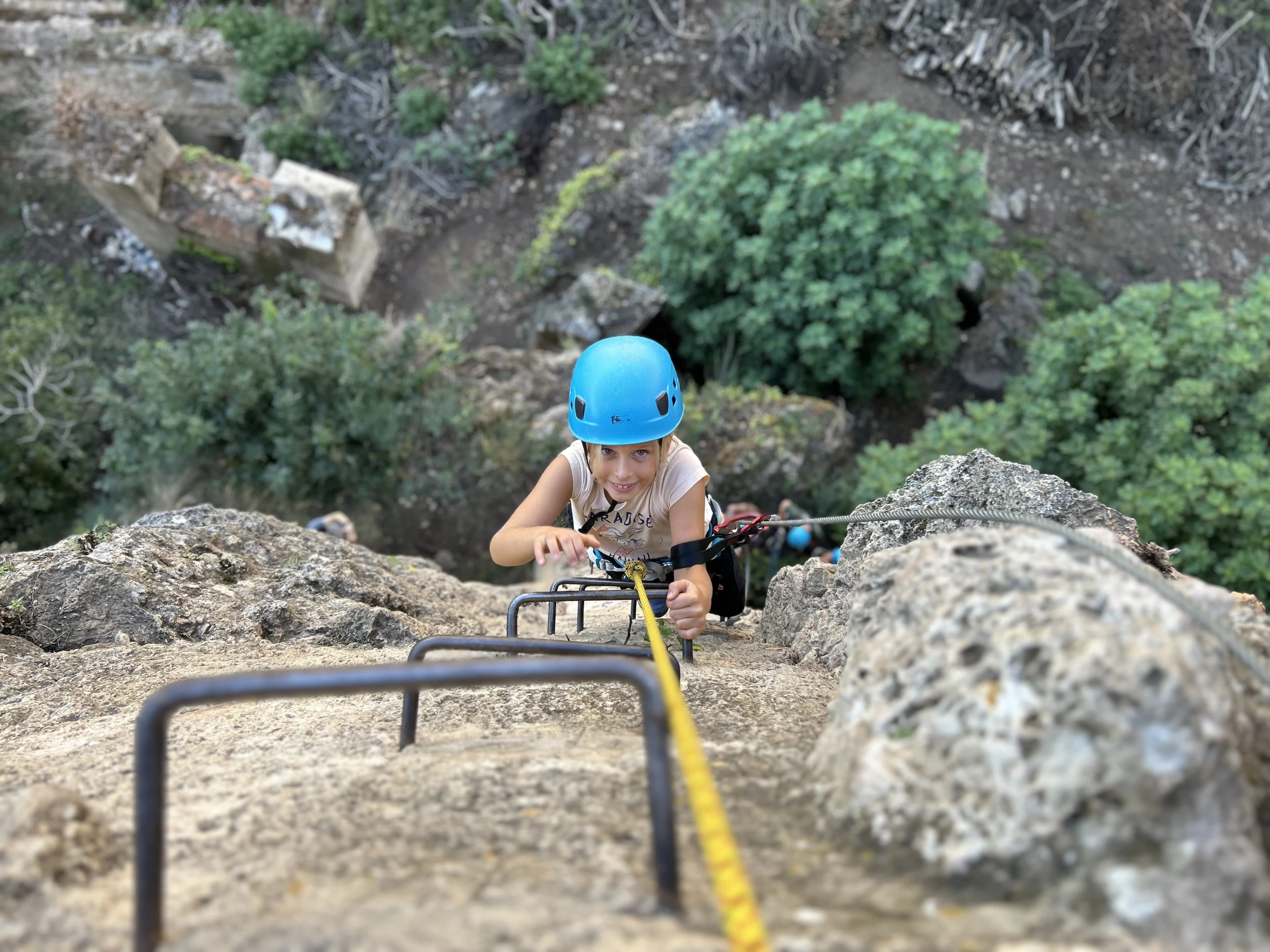 Via Ferrata Ronda - Spectacular views of the New Bridge in via ferrata ronda