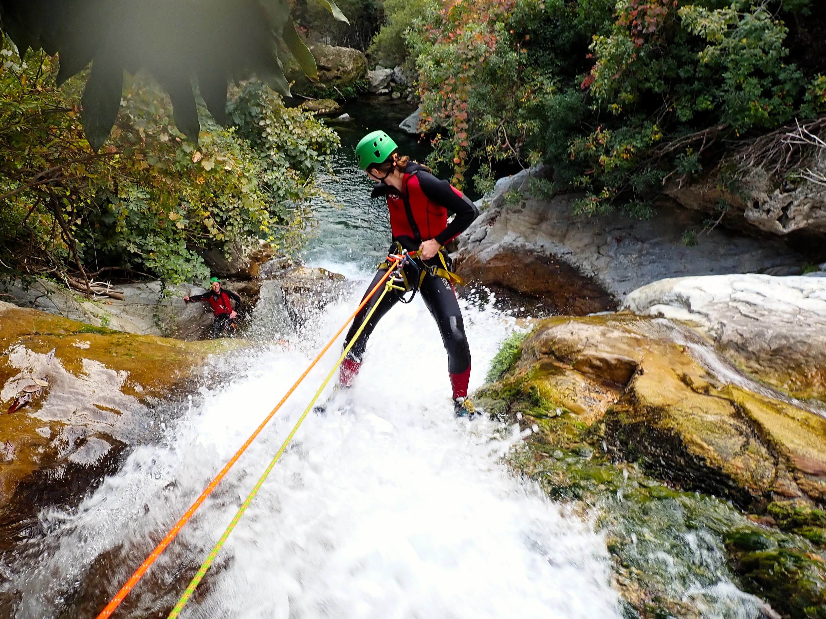 Zarzalones canyon - The 21m Waterfall Canyoning Near Marbella & Málaga